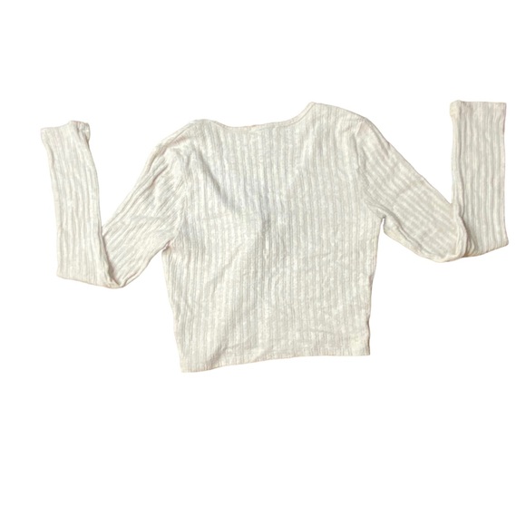TopShop Crop Sweater Open Front With Tie Size XS - Picture 10 of 16